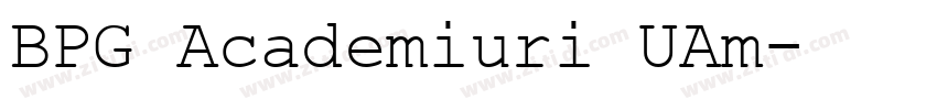 BPG Academiuri UAm字体转换